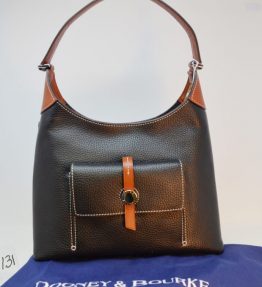 Dooney & Burke (Cambridge) - Small Leather Hobo Bag (DB131)