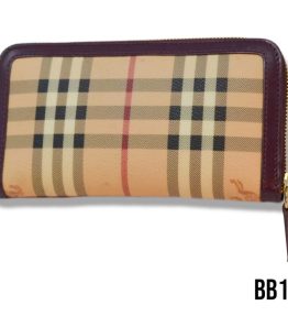Burberry Haymarket Check Zip Around Wallet (BB102W)