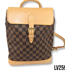 Louis Vuitton Damier Ebene Arlequin Soho Edition Centenaire Backpack(LV259)