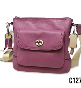 Coach Park Leather Swing Pack (C127)