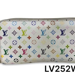 Louis Vuitton ~ Multicolor Monogram Zip around  (LV252)